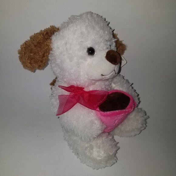 Love You Latte Puppy Dog Plush Pink Mug Valentine's Day COFFEE SCENT Gift w/TAG - Picture 5 of 9